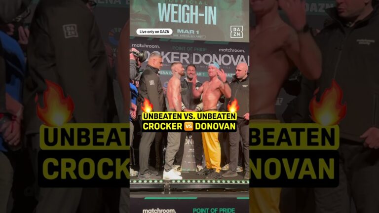 🔥 Lewis Crocker vs. Paddy Donovan 🔥