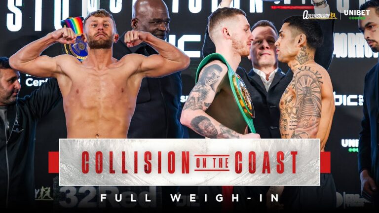 Collision on the Coast! Live Weigh-In | Ryan Garner vs Salvador Jimenez 🏖️ 🥊