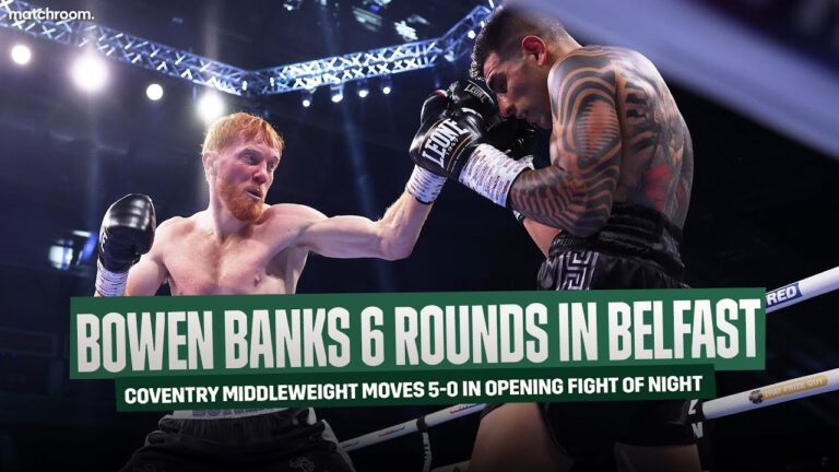 Aaron Bowen Vs Juan Cruz Cacheiro : Full Fight (Crocker Vs Donovan Undercard)