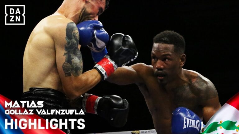 Subriel Matias vs. Gabriel Gollaz Valenzuela Fight Highlights