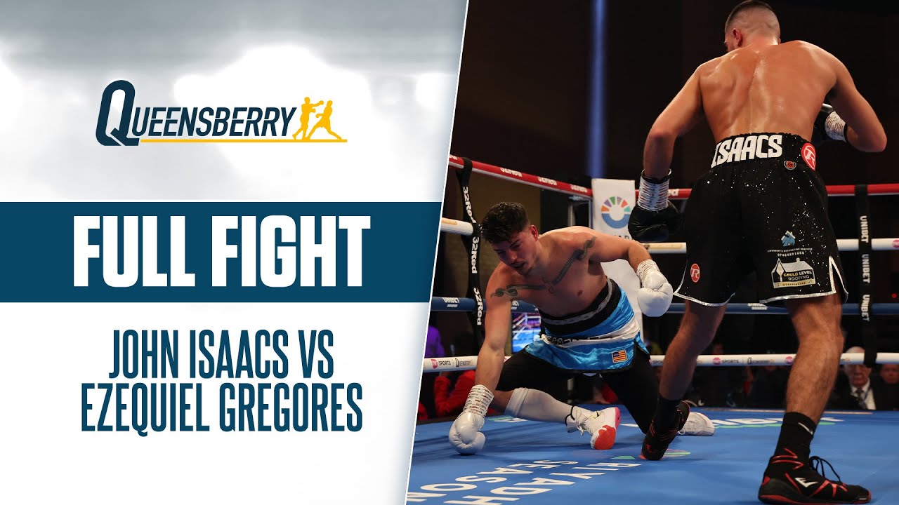 FULL FIGHT | John Isaacs vs Ezequiel Gregores | Isaacs comes back from flash knockdown to grab 2nd W