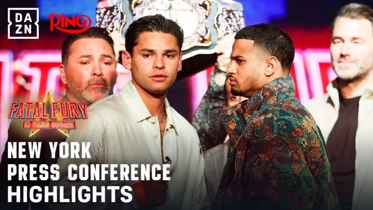 RING MAGAZINE: RYAN GARCIA VS. ROLLY ROMERO LAUNCH PRESS CONFERENCE HIGHLIGHTS