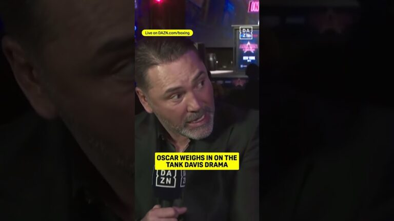 Oscar De La Hoya weighs in on the #DavisRoach drama‼️