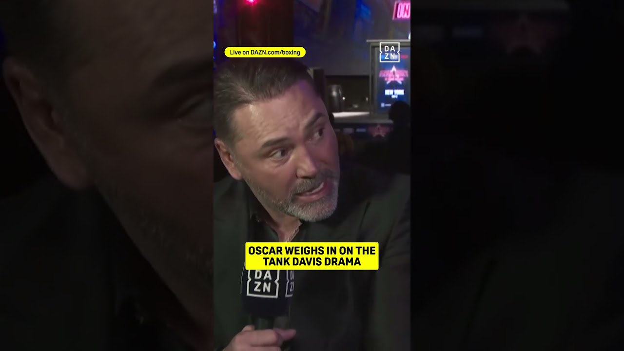 Oscar De La Hoya weighs in on the #DavisRoach drama‼️