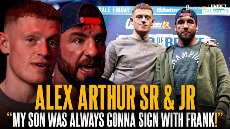 My son was ALWAYS gonna sign with Frank! | Alex Arthur Sr speaks ahead of Scottish Supercard 🏴󠁧󠁢󠁳󠁣󠁴󠁿