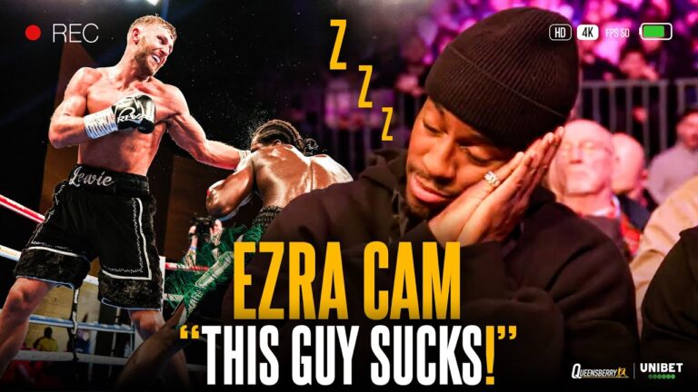 â€œTHIS GUY SUCKS!â€ 😳 Ezra Taylor RILES UP Crowd in LIVE CAM Reaction To Rival Lewis Edmondson 🎥