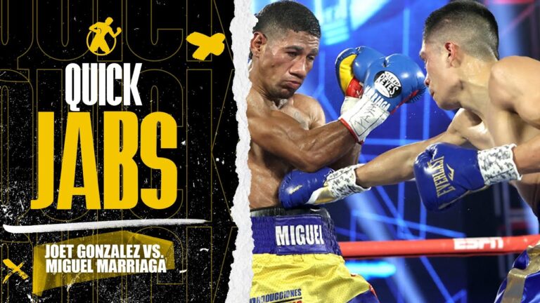 Quick Jabs | Joet Gonzalez vs. Miguel Marriaga (Full Fight)
