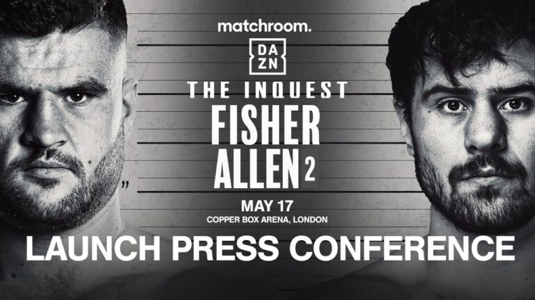 Johnny Fisher Vs Dave Allen 2: The Inquest – Launch Press Conference