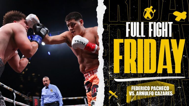 Full Fight | Federico Pacheco  vs. Arnulfo Cazares #goldenboyfightnight