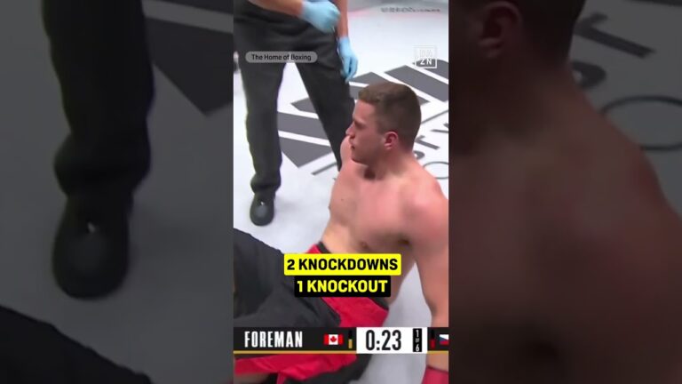 Two knockdowns, one knockout 😱