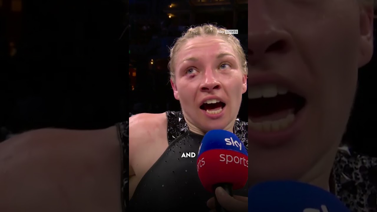 Nothing but respect from Lauren Price for Natasha Jonas after a brilliant bout between the two 🤝