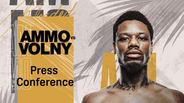 AUSTIN 'AMMO' WILLIAMS VS. PATRICE VOLNY PRESS CONFERENCE LIVESTREAM