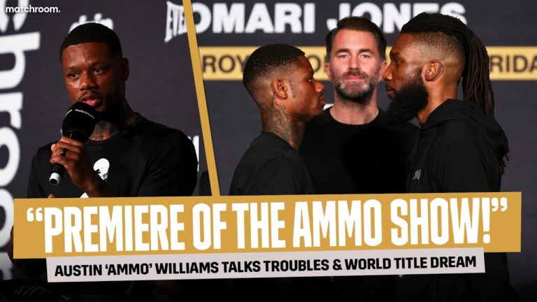 “This Journey Has Not Been Easy” – Epic Austin Williams Speech Before Volny Fight