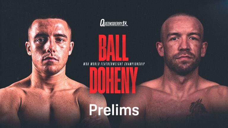 NICK BALL VS. TJ DOHENY PRELIMS LIVESTREAM