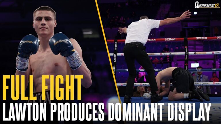 FULL FIGHT | Lewis Lawton vs Artjom Spatar | Lawton dominates with BRUTAL body shot 😳💥