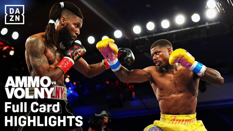 AMMO WILLIAMS VS. PATRICE VOLNY FULL CARD HIGHLIGHTS