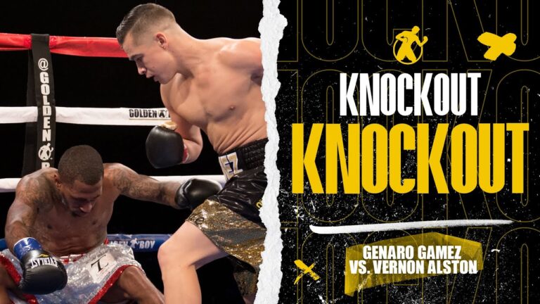 KO | Genaro Gamez vs. Vernon Alston! El Conde knocks him out of the ring!