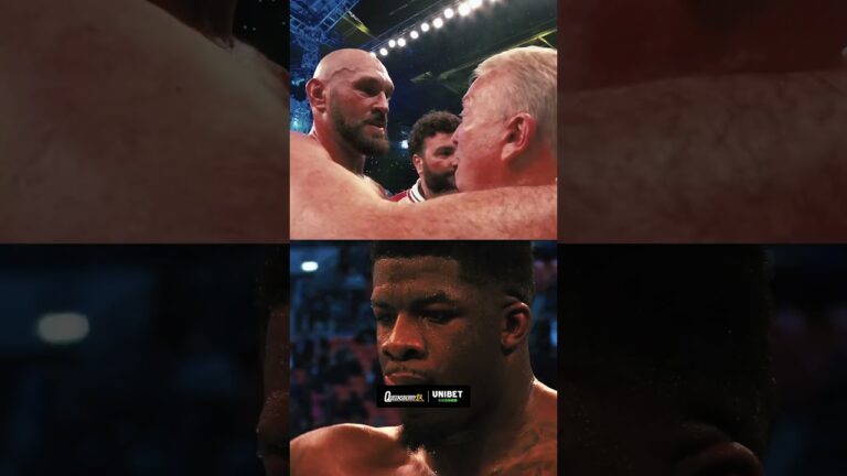 When Tyson Fury & David Adeleye both got their Wembley KOs after sparring together 🥶