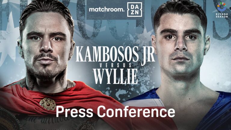 GEORGE KAMBOSOS JR VS. JAKE WYLLIE PRESS CONFERENCE LIVESTREAM