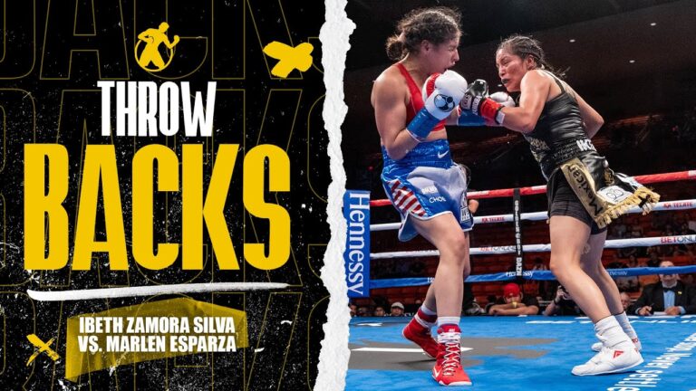 Throwback | Ibeth Zamora Silva vs. Marlen Esparza! In her first bid to become a world champion!