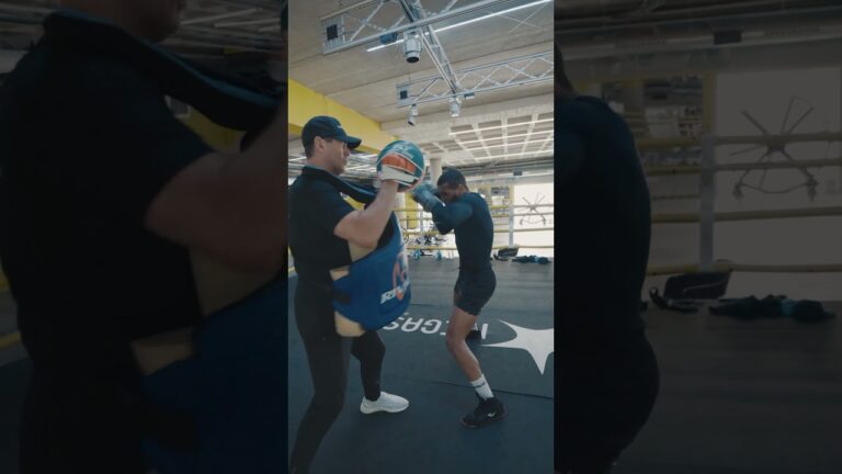 Conor Benn On The Pads With Tony Sims In Majorca For Eubank Fight