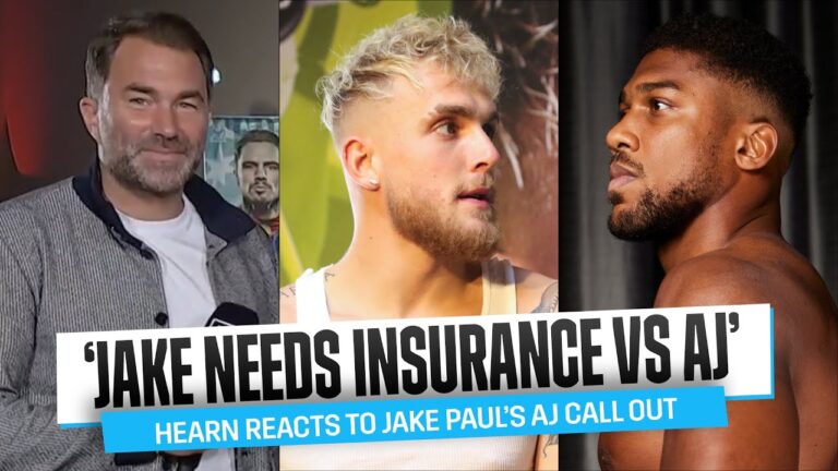 “Anthony Joshua Said He Would Fight Jake Paul” Eddie Hearn & Jai Opetaia React To Paul's Call Out