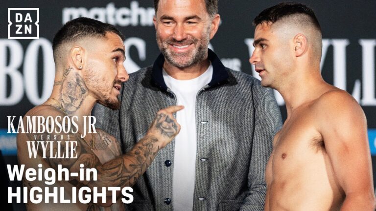 Kambosos vs. Wyllie | WEIGH-IN HIGHLIGHTS