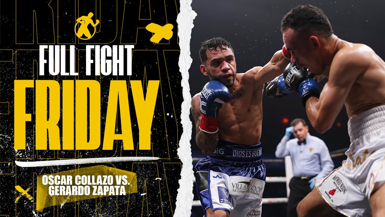 Full Fight | Oscar Collazo vs. Gerardo Zapata! The Boricua steals the night on BHF weekend!