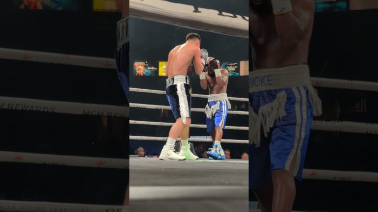 #AlexisDeLaCerda stops Sharone Carter by way of body shot TKO, improving to 6-0 with 4 KOs.