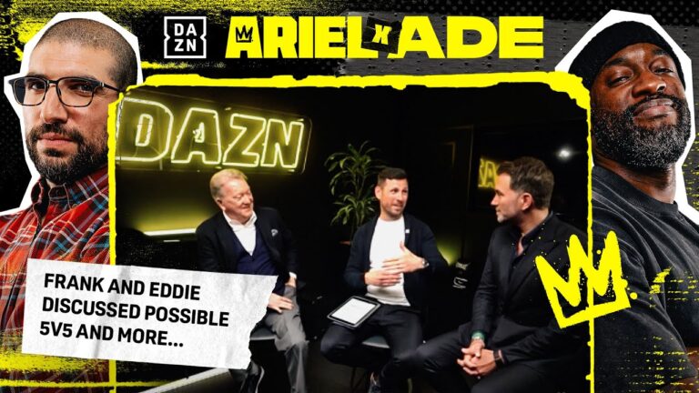 Frank Warren and Eddie Hearn on Ariel x Ade Show discuss making the best fights happen on DAZN.