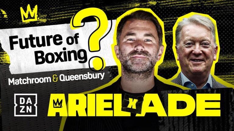 Eddie Hearn and Frank Warren join ARIEL X ADE: THE BOXING SHOW EPISODE 19