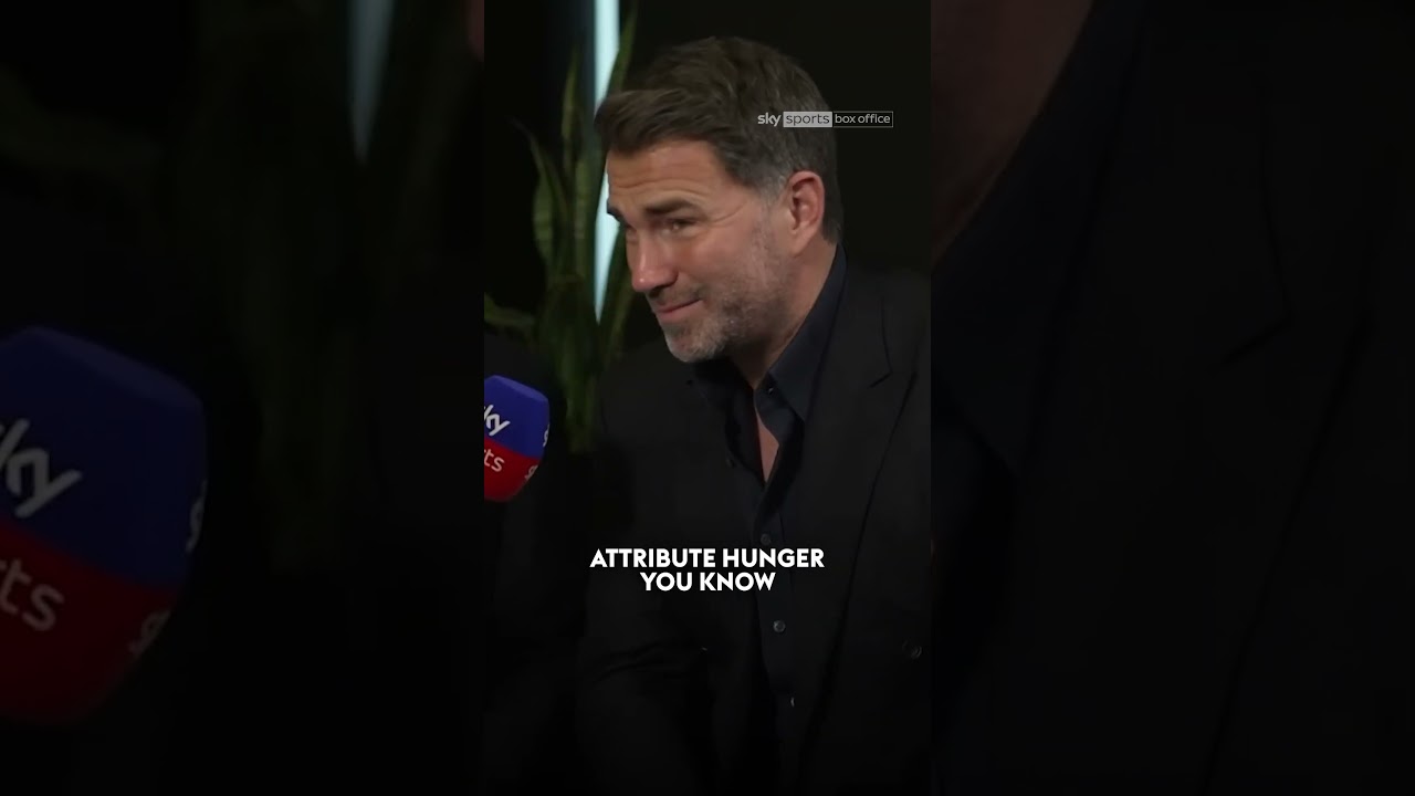 Safe to say, Eddie Hearn is BUZZING for Chris Eubank Jr. vs Conor Benn 🍿#riyadhseason