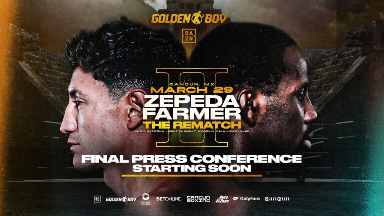 William “El CamarÃ³n” Zepeda vs. Tevin “2X” Farmer | FINAL PRESS CONFERENCE