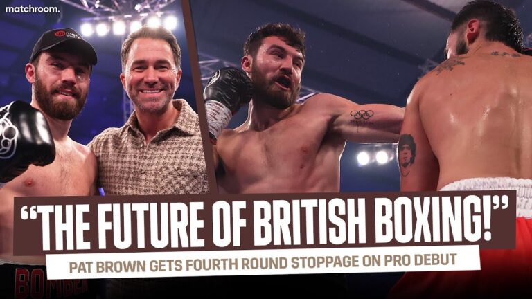 “He Was A Game F**ker!” – Pat Brown & Eddie Hearn React To Debut KO