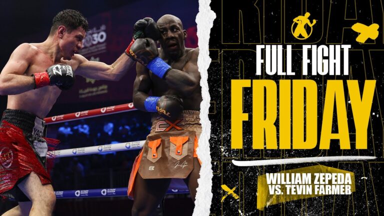 Full Fight | William Zepeda vs. Tevin Farmer! Let's run it back!