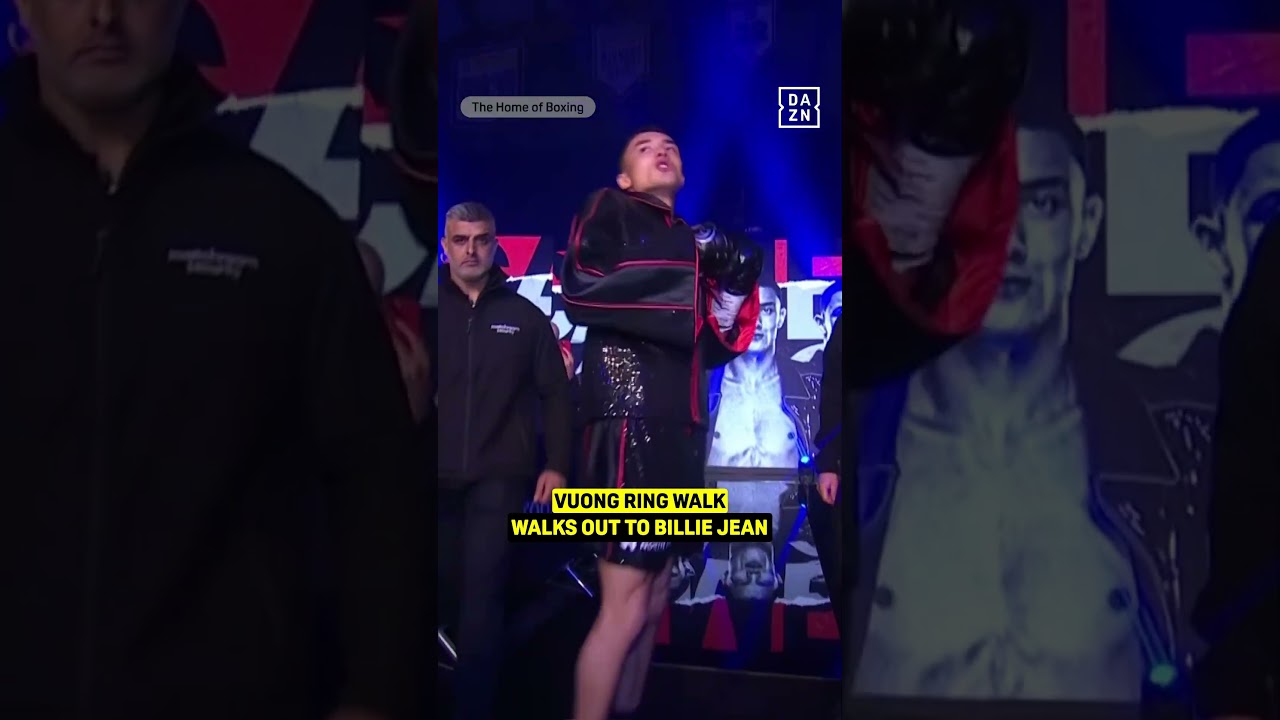 Vuong walks out to Billie Jean 🔥