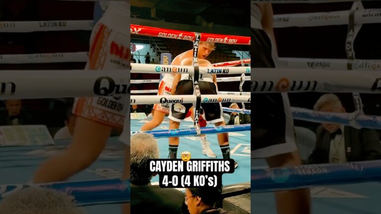 Cayden Griffiths With A DEVASTATING KO in Cancun, MX! 🤯