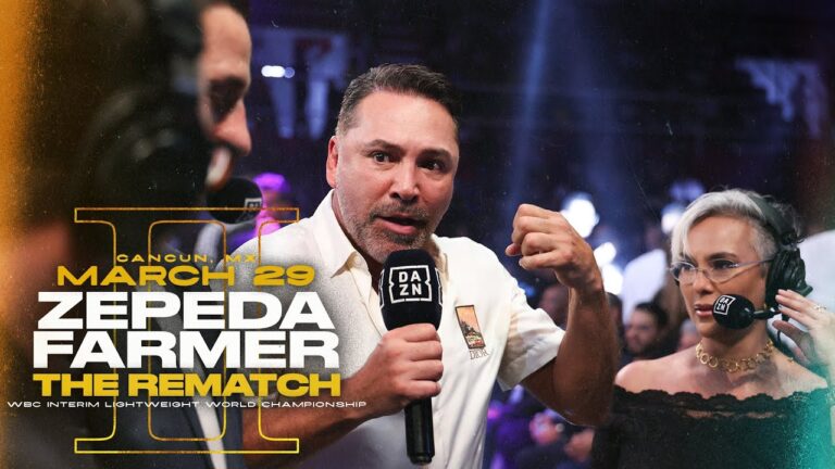 Oscar De La Hoya Live from Cancun
