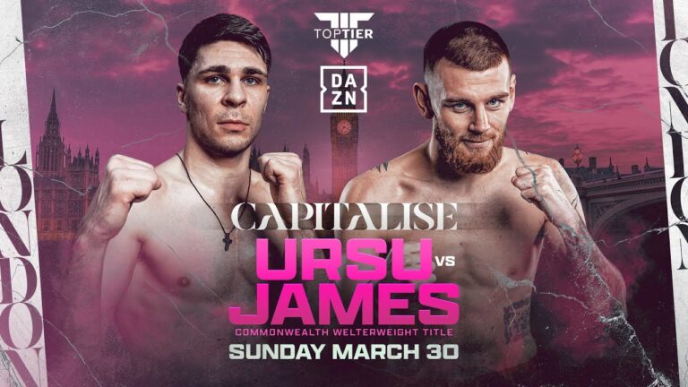 CONSTANTIN URSU VS. EITHAN JAMES PRELIMS LIVESTREAM