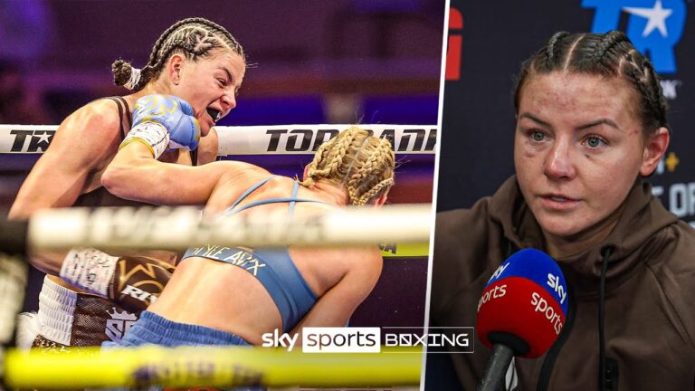 “I would never drop down a level” ❌  Sandy Ryan on rematch loss to Mikaela Mayer  🥊