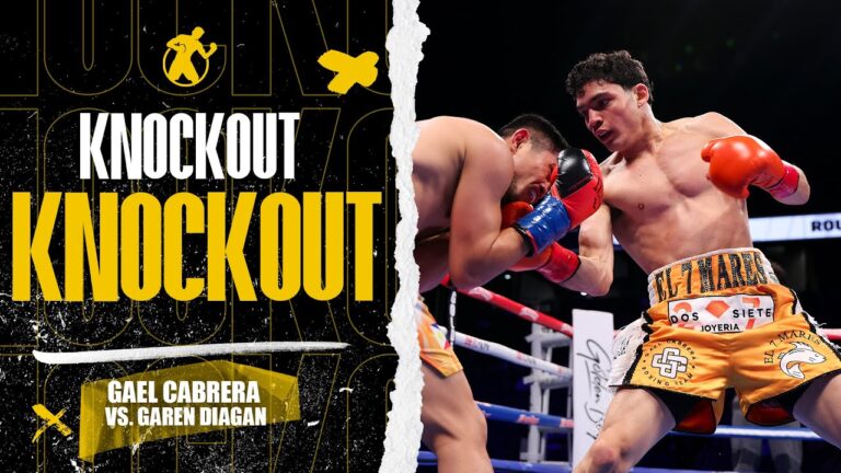 KO | Gael Cabrera vs. Garen Diagan! #goldenboyfightnight