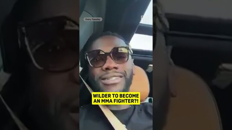 Should Wilder step into the octagon⁉️