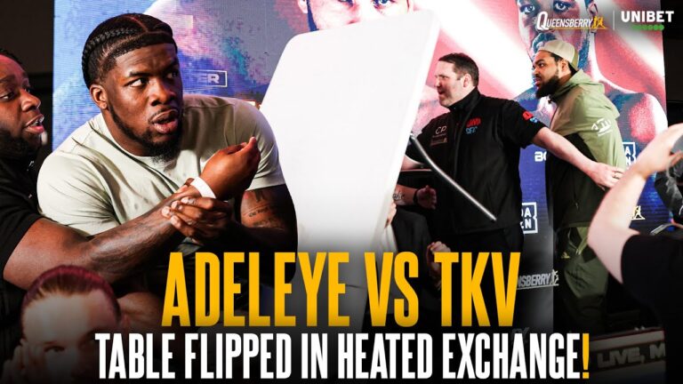 Jeamie TKV FLIPS TABLE in HEATED ALTERCATION with David Adeleye | FULL uncut exchange 🤬😳