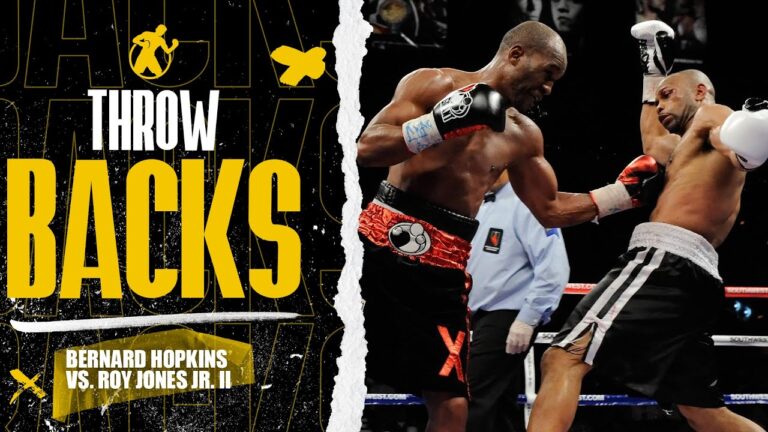 Throwback | Bernard Hopkins vs. Roy Jones Jr. II The Rivals!