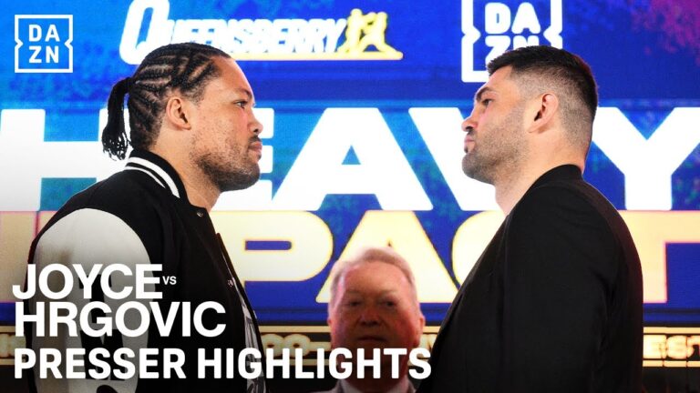 Joe Joyce vs. Filip Hrgovic Press Conference Highlights