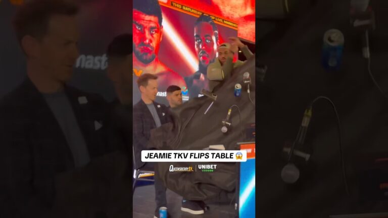 David Adeleye & Jeamie TKV almost come to blows just days away from their bout 😳