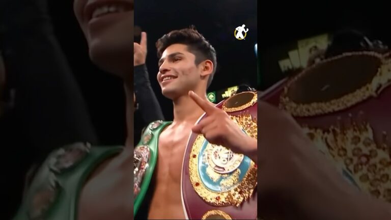 Ryan Garcia WIPED OUT Romero Duno in round 1 to claim the WBC Silver & NABO Lightweight Titles! 👑