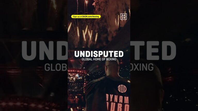 DAZN = Undisputed Global Home of Boxing 🌎🥊 #shorts