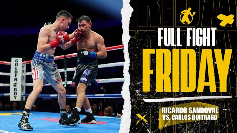 Full Fight | Ricardo Sandoval vs. Carlos Buitragob! Relentless Sandoval!