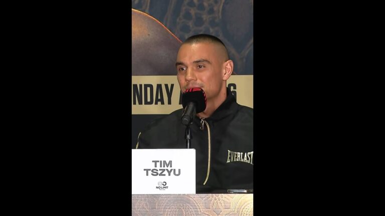 Tim Tszyu tells Joey Spencer to find him in the center of the ring
